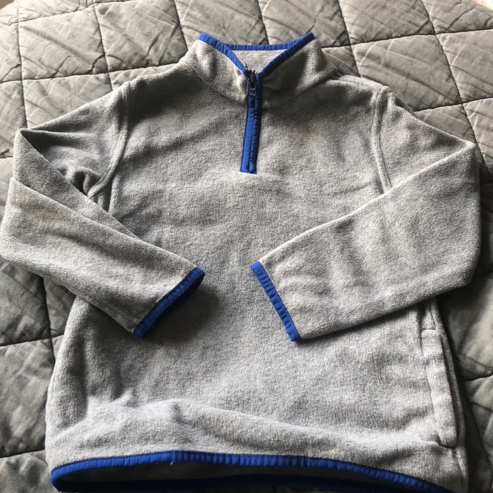 Crazy 8 Fleece Pullover Pockets 1/4 Zip 5/6
